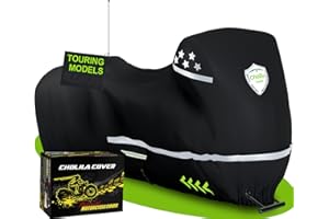 Cholila Cover Motorcycle Cover for Touring Models - 600D Harley Davidson Motorcycle Cover Road King, Road Glide, Street Glide, Electra Glide, Heritage Classic, Low Rider-ST - Motorcycle Cover Storage
