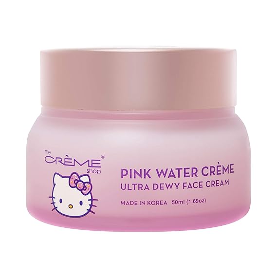Amazon.com: The Crème Shop x Hello Kitty - Pink Water Face Cream ...