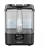 6L Humidifiers for Bedroom Large Room Home, CHIVALZ Cool Mist Top Fill Humidifier for Baby Nursery and Plants, 26dB Quiet, Ni