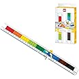 Lego Stationery Buildable Ruler with Minifigure (52558), Ages 6 and Up, 1 Ruler, Minifigure Colors May Vary
