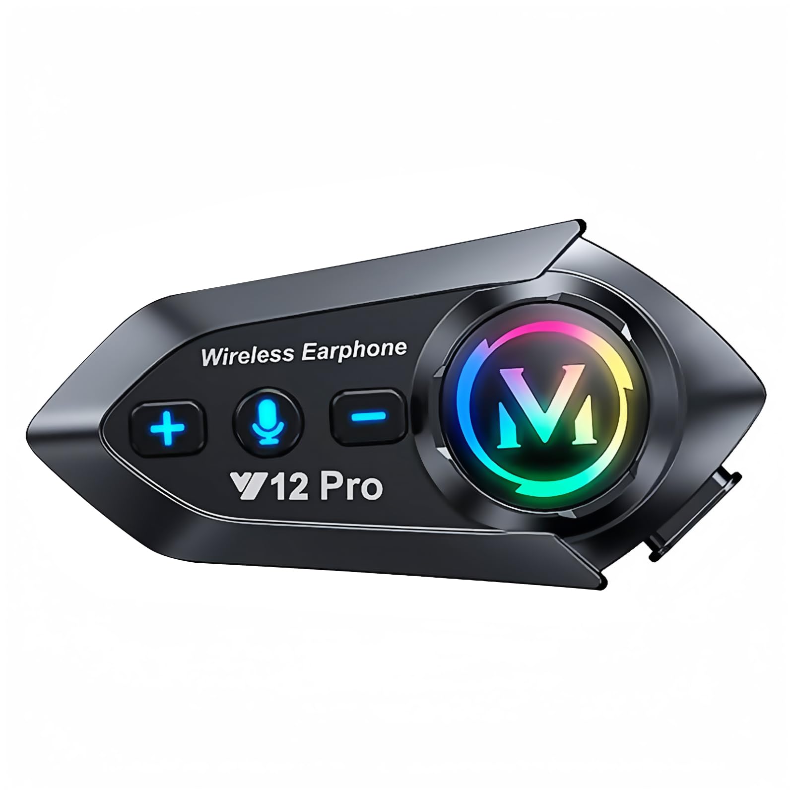 Photo 1 of Motorcycle Helmet Bluetooth Headset 2 Way Intercom 550 Yards,HIFI Sound,Noise Cancellation,Music Share,1000mAh,Helmet Speakers Headphones FM,Easy to Connect/Use with Gloves,Waterproof,Voice Assistant