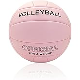 VerdeFlow Volleyball Ball Official Size 5 Volleyballs for Indoor Outdoor Beach Pool Game Play for Team Beginners Professional TPU Leather Training Practice Volley Balls
