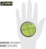 Bubble Levels Large Bullseye Spirit Level 60mm Aluminium Housing Gift Box view 3
