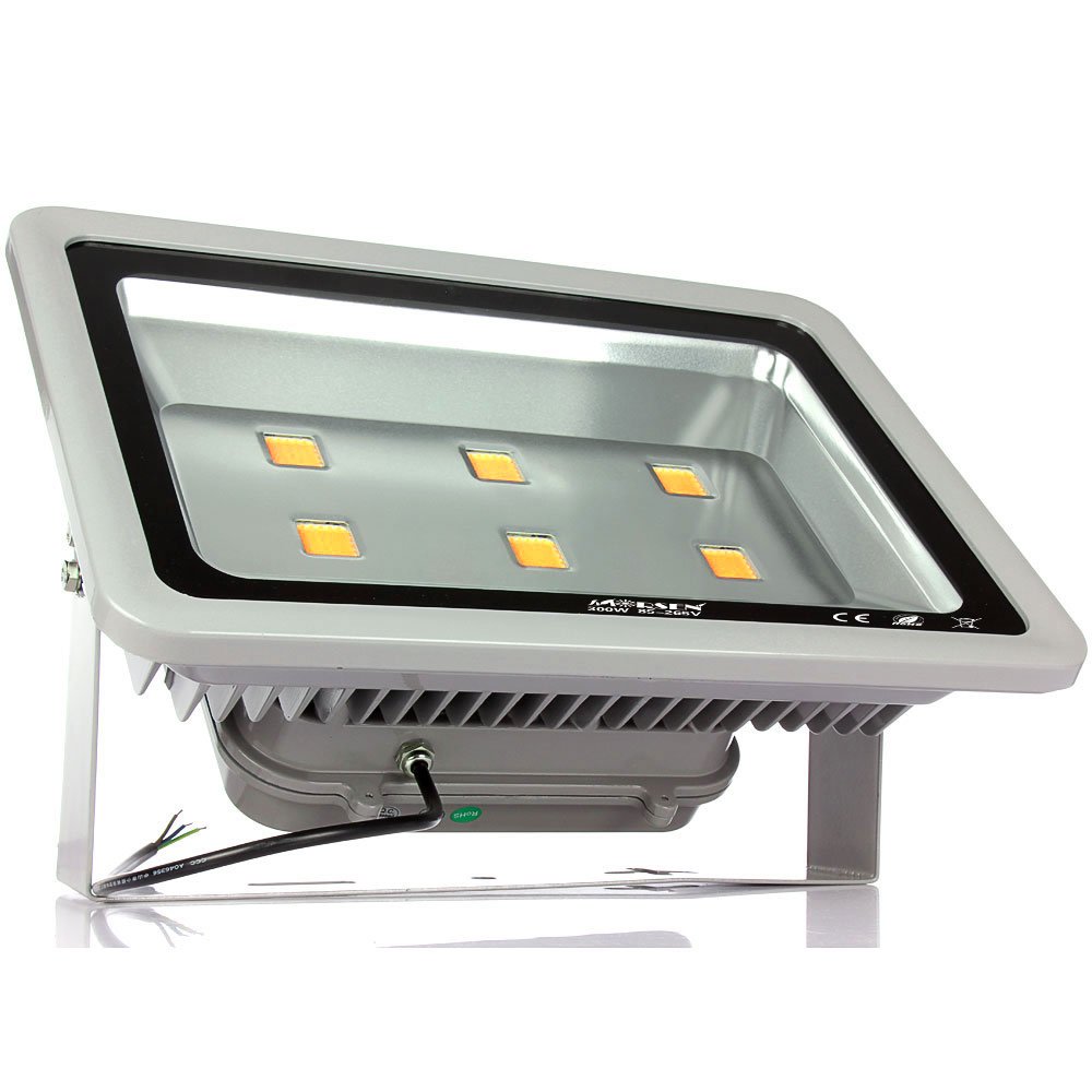 Morsen High Power 300W Led Flood Light Warm White 3000K Outdoor Spot