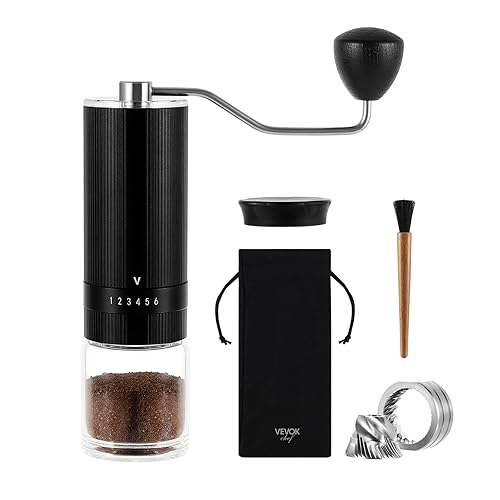 VEVOK CHEF Coffee Grinder Manual Mini Hand Coffee Grinder Portable