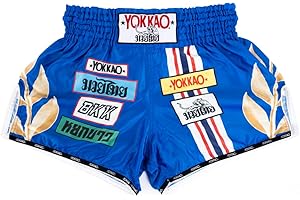 YOKKAO Muay Thai Boxing Shorts for Men & Women | Premium Satin Shorts for Athletes | Ideal for Training & Competition