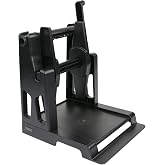 U.S. Solid 2-in-1 Label Roll Holder with Handle and Manual Label Rewinder - Desktop Label Holder for Rolls, Fan-Fold &amp; Sticker Labels, Small Business Packaging Supplies
