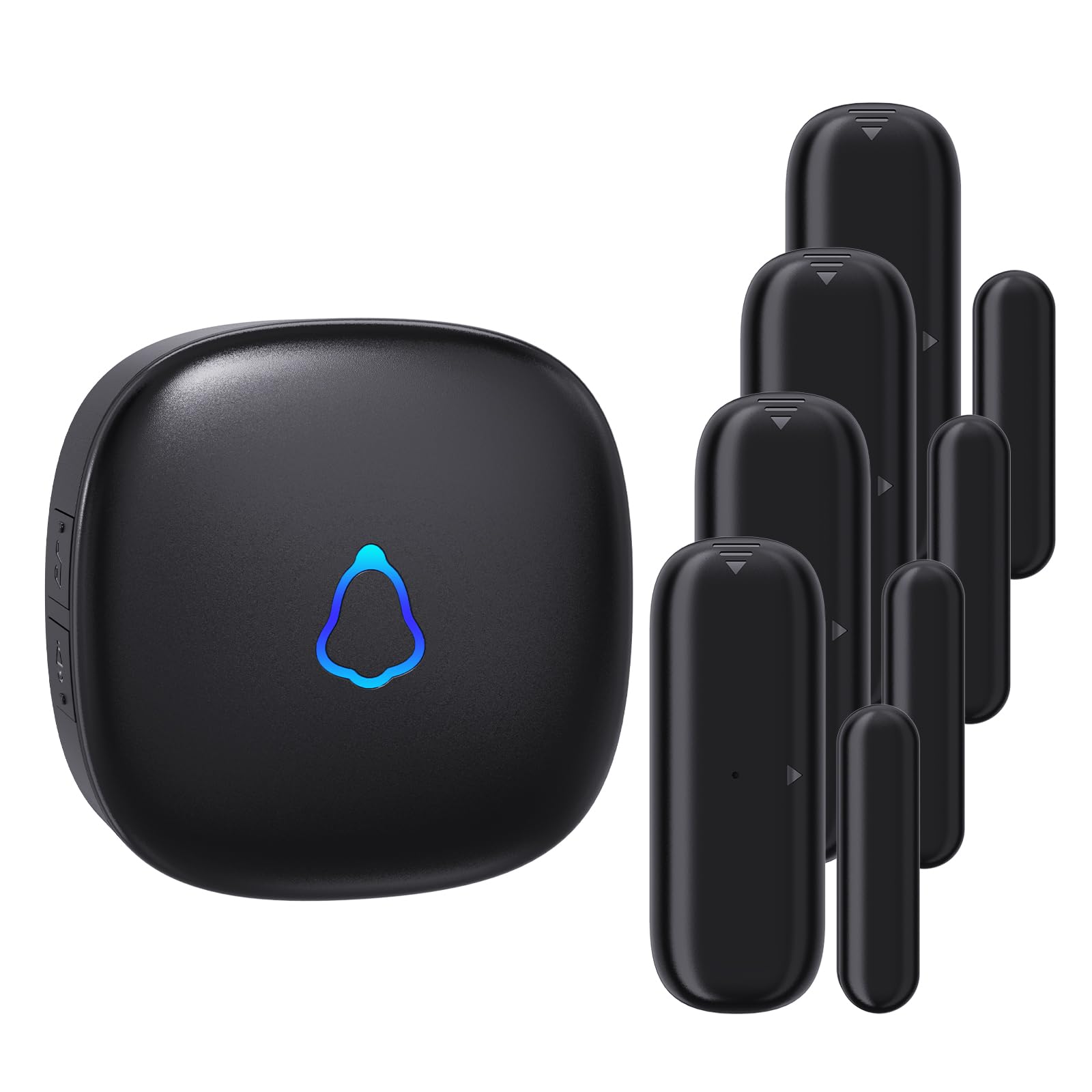 Photo 1 of Door Chime, METAK Wireless Door Open Contact Sensor Alarm with 500 FT Range, 58 Chimes and 5 Volume Levels for Business/Store/Home/Office When Entering, 4 Transmitters + 1 Plug-in Receiver