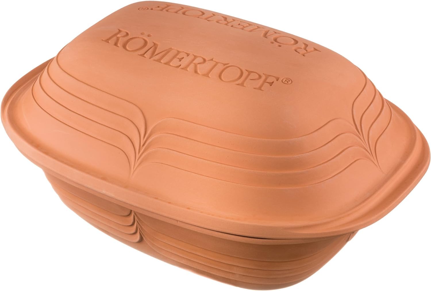 Römertopf Roasting Dish Modern Look Ceramic Clay Roasting Dish 4 litres