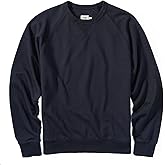 Huckberry Flint and Tinder Midweight Terry Crewneck Sweatshirt for Men, Garment-Dyed Mens Sweatshirts Crewneck
