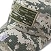The Hat Depot Low Profile Tactical Operator USA Flag Buckle Cotton Cap (Digital Camo-2)