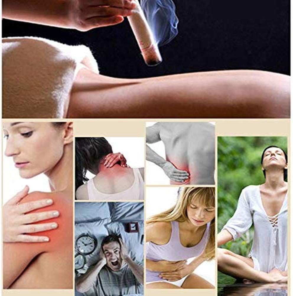 Pure Natural Moxa Rolls Moxa Sticks,Chinese Wormwood Moxibustion Pain Muscle Relief Moxa Rolls Bar for Mild Moxibustion (Moxa Rolls) - Image 4