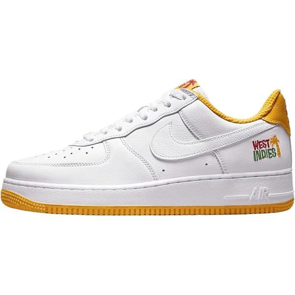 Nike Air Force 1 Low \'West Indies\' Retro QS Men\'s Lace Up Shoes Size 10.5 -Multi Size 10-Nike Air Force 1 Low Retro QS West Indies Mens  main image 4