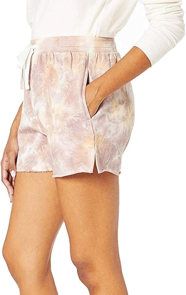 women's elastic waist khaki shorts