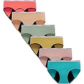 Demifill Teen Girls Period Panties Juniors First Period Starter Underwear Soft Briefs Pack of 6 Multipack