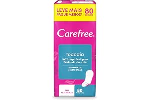 Carefree Protetor Diário Todo Dia sem Perfume 80 unidades