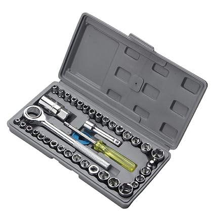 PAGALY E-TRADE 40Pcs/Set Socket & bits Screwdriver Sets Hand Tools/Multifunctional/Repairing/Tool kit