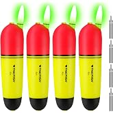 THKFISH Fishing Slip Bobbers, EVA Foam Bobbers Night Fishing Slip Bobbers Slip Corks for Fishing Catfish Bobbers Assortment Freshwater,4in 6in 7in