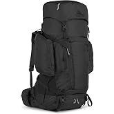 Kelty Coyote 60-105 Liter Internal Frame Backpack - Hiking, Backpacking, Travel, Adjustable Torso (65L / Black)