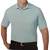 Greg Norman Men's Performance Golf Polo (Green Sea, M)