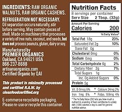 Artisana Organics Raw Walnut Butter with Cashews