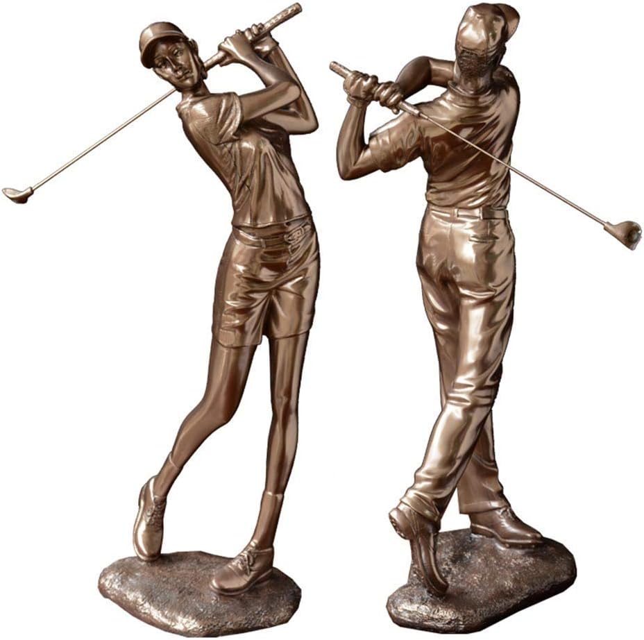 Golfer Figurine, Golfer Statues Home Decor Decoration Ornament