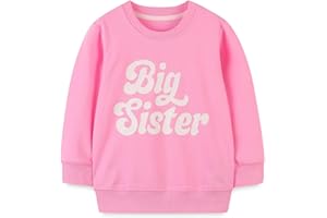 SUZEL Toddler Girl's Boy's Cotton Crewneck Sweatshirt Long Sleeve Casual Pullover Shirts