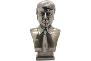 PTC US President Donald J Trump Cold Cast Bronze Bust 7.5 Inches Tall Collectible Figurine