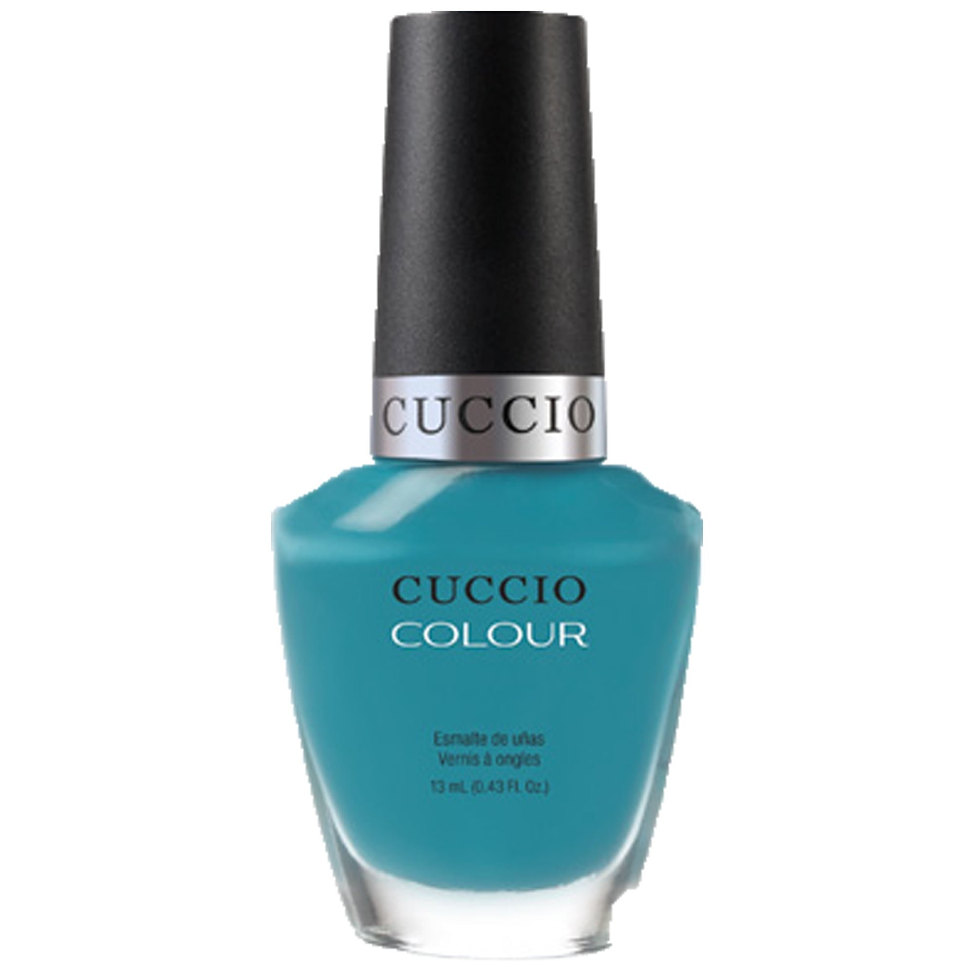 Cuccio Nail Lacquer Polish Grecian Sea Dark Aqua Blue-Green 13ml