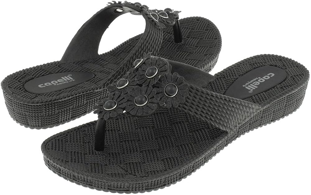 capelli flip flops glitter