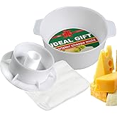 Cheese Mold for Cheese Making Cheese with Follower Piston 1.2 L - Tofu Press Mold Cheese Making Kit Machine – Cheese Set for 