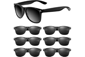 ASTARON Black Sunglasses Bulk, 12 pack Sunglasses for Summer Beach Pool Wedding Birthday Party Supplies