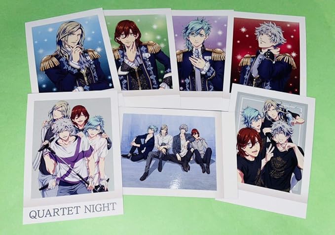 Amazon うたプリ ぱしゃこれ Quartetnight 7枚セット 寿嶺二 黒崎蘭丸 カミュ 美風藍 アニメ 萌えグッズ 通販