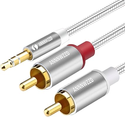 Amazon Linkinperk Rcaオーディオケーブル 2つのrcaフォノyオーディオスプリッタケーブル サラウンドサウンド ドルビーデジタル Yスプリッタオーディオauxケーブルへの3 5mmステレオジャック Linkinperk Rcaケーブル