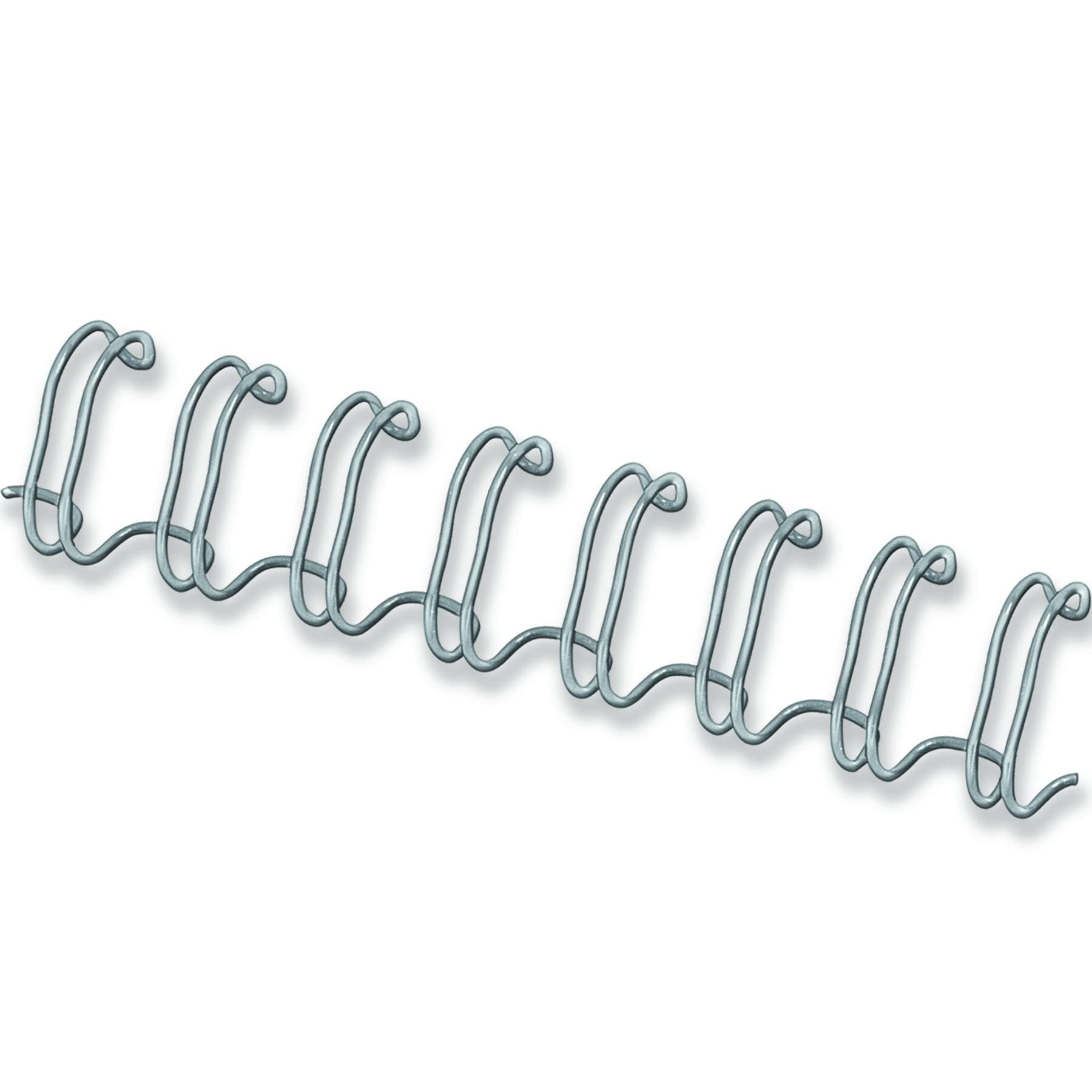 Fellowes 10mm Wire Binding Combs, 100 Pack - Silver