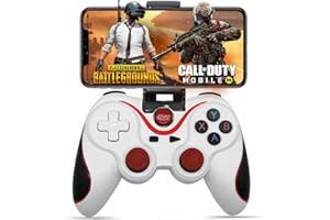 Megadream Mobile Game Controller for Android, Wireless Key Mapping Joystick Gamepad for Call of Duty & PUBG Mobile & More, Compatible for Samsung Galaxy LG HTC Other Phone Tablet, Not for iOS