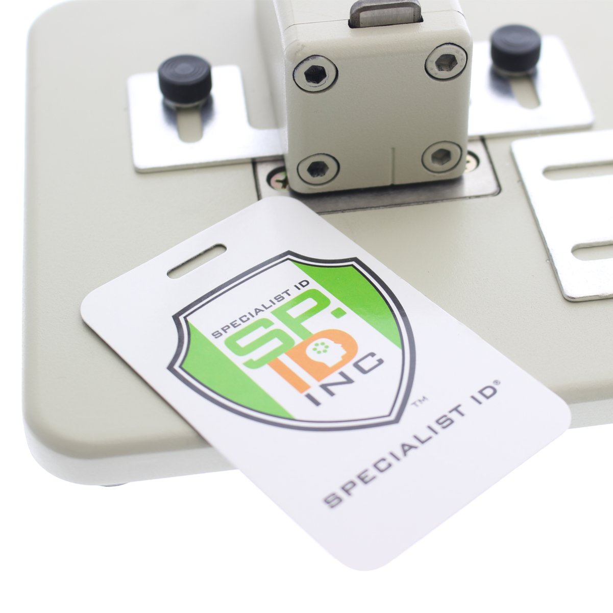 Heavy Duty Table Top Slot Punch for ID Card Badges with Precision