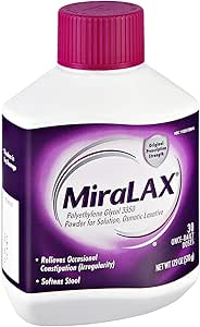 MiraLAX 17.9 oz Once-Daily Laxative 30 Doses : Health &amp; Household