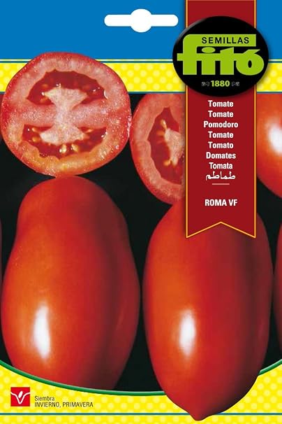 Semillas Fitó 298 - Semillas de Tomate Roma VF: Amazon.es: Jardín