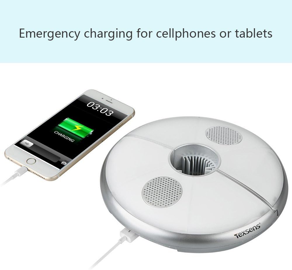 Texsens Led Umbrella Light With Bluetooth Speaker Usb Rechargeable Color Changing Pole Camping Lamp Indoor Outdoor U 1 Amazon Com