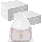 100 Pcs Dust Bags for Purses Storage Bags for Handbags Non Woven Fabric Handbags Storage, Shoe Travel Package for Packing, Home Closet Organizer Dust Cover (15.7x19.7in)