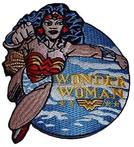 DC Comics WONDER WOMAN Flying Embroidered Figure Patch