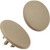Sikawai 15279689 Armrest Cover Cap Fit for 2007-2019 Che-vy Tahoe Suburban Yukon Escalade Replace 15279690 15279691 Left or Right Rear Bucket Seat Arm Rest Snap Handle Trim Bolt - 2 Pack Khaki