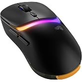 GLORIOUS Gaming Model D3 Wireless Gaming Mouse - InfinitePlay Swappable Battery, 130H Battery Life, 8k Polling, 130M Optical Switches, Ultralight 69g, 30K DPI Optical Sensor, RGB - Black