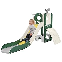 Virubi 5 in 1 Toddler Slide Playset, Climbing Toys