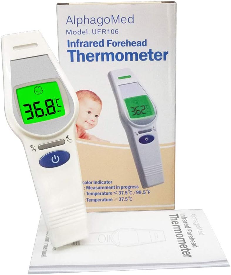 TZK Forehead Thermometer, Infrared Digital Medical Instant Reading Thermometer, Suitable for Infants and Adults