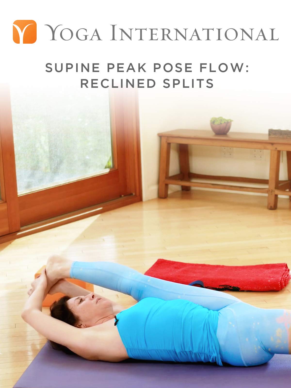 Watch Supine Peak Pose Flow: Reclined Splits  Prime Video