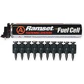 Ramset Powder Fastening Systems FPP034B 3/4-Inch Black Pins with Single Fuel Cell1000 Pack