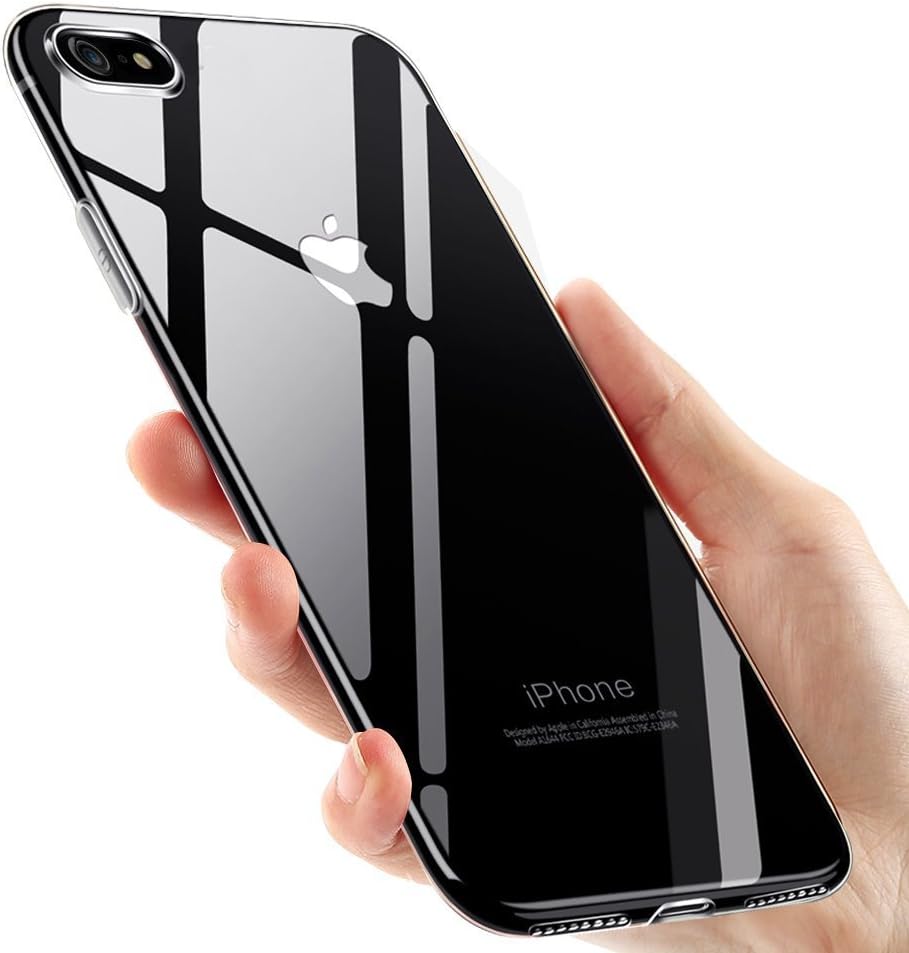 iPhone 8 Bumper Case, iPhone 7 Protective Cover, ikalula Silicone iPhone 7 Phone Case Ultra Slim Drop Protection Scratch Resistant Soft TPU Case for iPhone 8 / iPhone 7 Phone Cover - Transparent