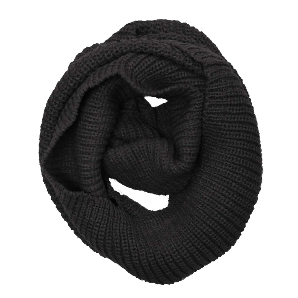 Thick Knitted Infinity Scarf